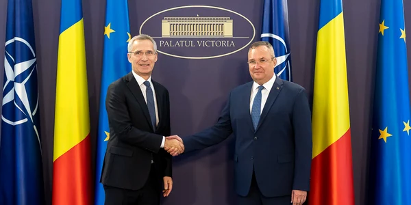 Întrevederea premierului Ciucă cu secretarul general al NATO FOTO:GOV.RO
