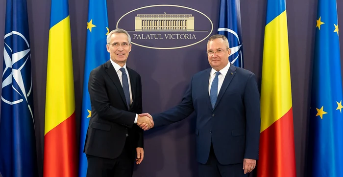 Întrevederea premierului Ciucă cu secretarul general al NATO FOTO:GOV.RO