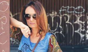 Carmen Negoiţă a adoptat stilul grunge pentru un pictorial deosebit  (Foto: arhiva personală) jpeg