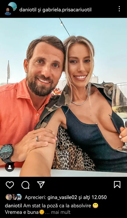 Dani și Gabriela, lună de miere în Grecia / foto: Instagram 