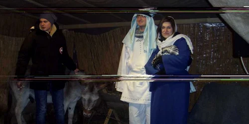 Scena Naşterii Domnului aşezată pe Pietonal