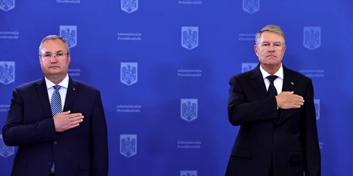 Nicolae Ciucă și Klaus Iohannis FOTO gov.ro