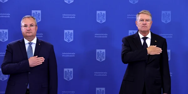 Nicolae Ciucă și Klaus Iohannis FOTO gov.ro