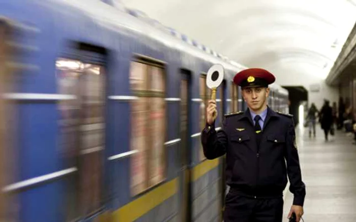 Staţia de metrou a fost închisă timp de mai multe ore. FOTO: Kyiv Post