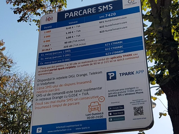 TPARK va fi înlocuit de Constanţa Parking Sursa arhivă