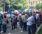 Sindicaliştii portuari din Constanţa protestează în faţa Primăriei/Prefecturii Foto Adrian Boioglu