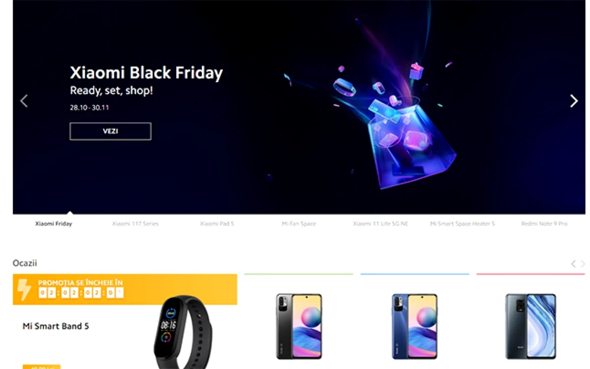 Xiaomi Black Friday 2021.