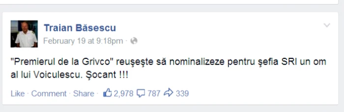 basescu facebook