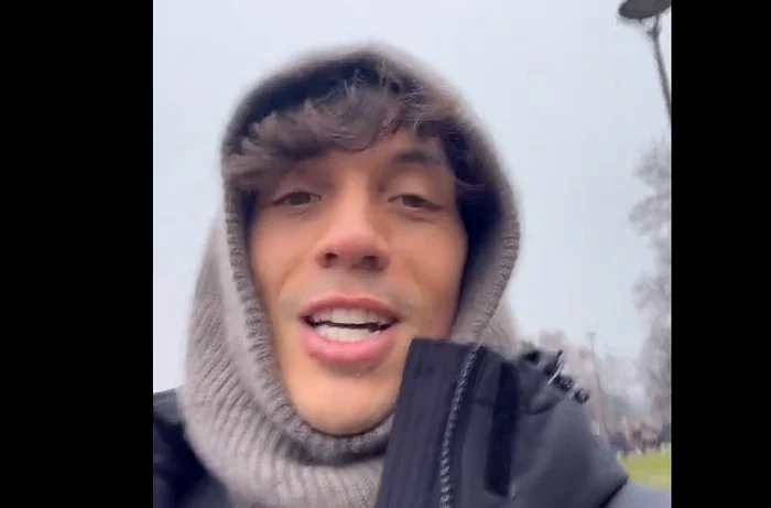 Tânărul italian FOTO: captura video