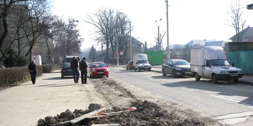 Strada Mihai Eminescu arata jalnic