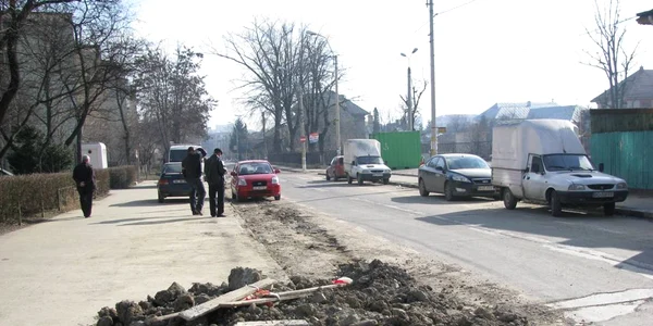 Strada Mihai Eminescu arata jalnic