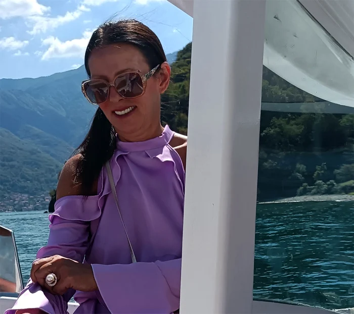 Buzoianca, în timpul unei excursii în Lombardia 