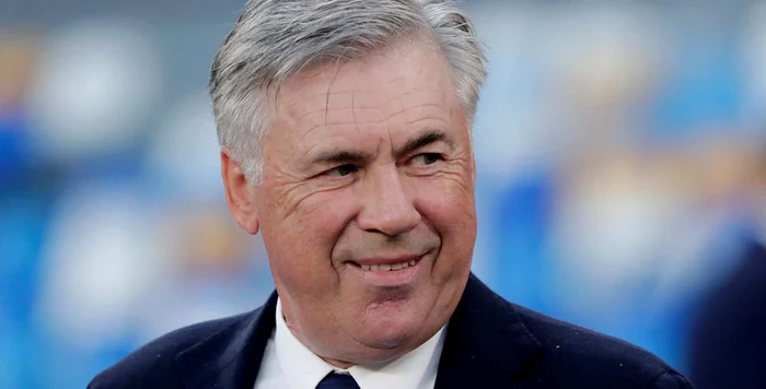 Următorul obiectiv al lui Carlo Ancelotti este Liga Campionilor. Foto EPA EFE 