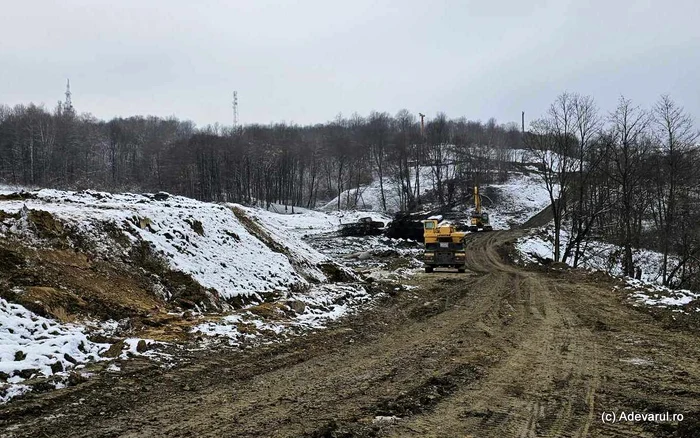 Șantierul Autostrăzii. Foto: Daniel Guță. ADEVĂRUL