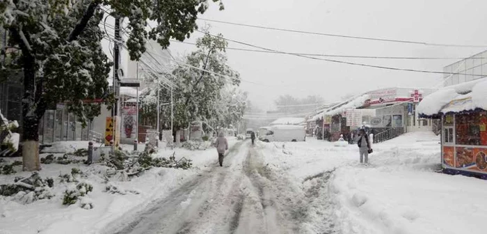 În nordul Moldovei se anunţă ninsori                                                      FOTO: facebook/ Victor Ciobanu