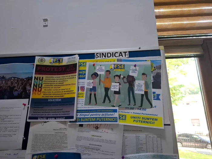 Profesorii au reluat miercuri, 18 iunie 2025, protestele Sursa FOTO: lider FSE Spiru Haret