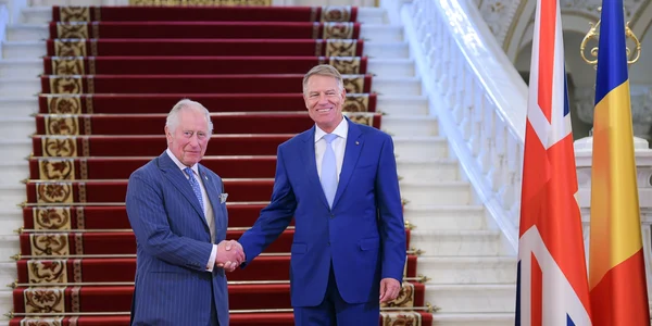 Klaus Iohannis si printul Charles FOTO Presidency
