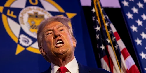 Donald Trump, discurs în fața Ordinului Fraternității Poliției din Charlotte FOTO PROFIMEDIA