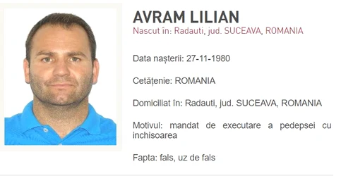 avram lilian urmarit politie jpg