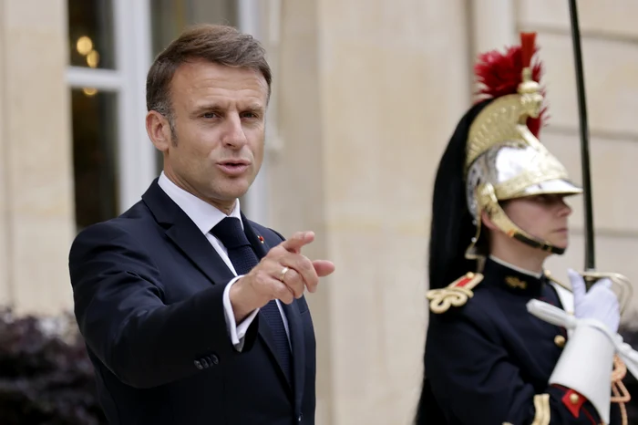 Președintele Emmanuel Macron. FOTO EPA EFE