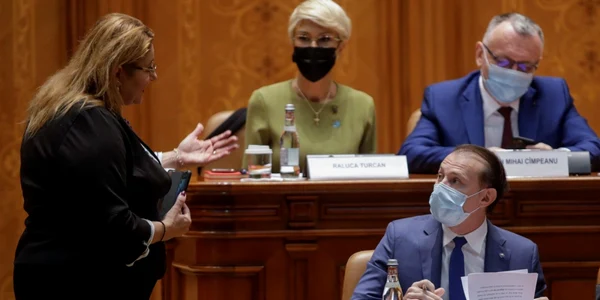 Parlamentul dezbate moţiunea de cenzură depusă de PSD împotriva Guvernului Cîţu. Foto Inquam Photos / George Calin
