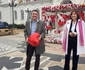Eli Lăslean alături de primarul Călin Bibarț, sărbătorind iubirea FOTO: Claudia Untaru