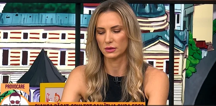 Bianca Păsat, invitată în emisiunea lui Cătălin Măruță foto: Pro Tv 