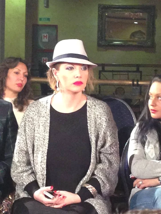 Oana Lis a fost fără Viorel la prezentarea de modă