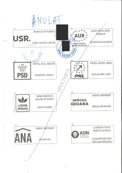 Buletin de vot Foto: BEC