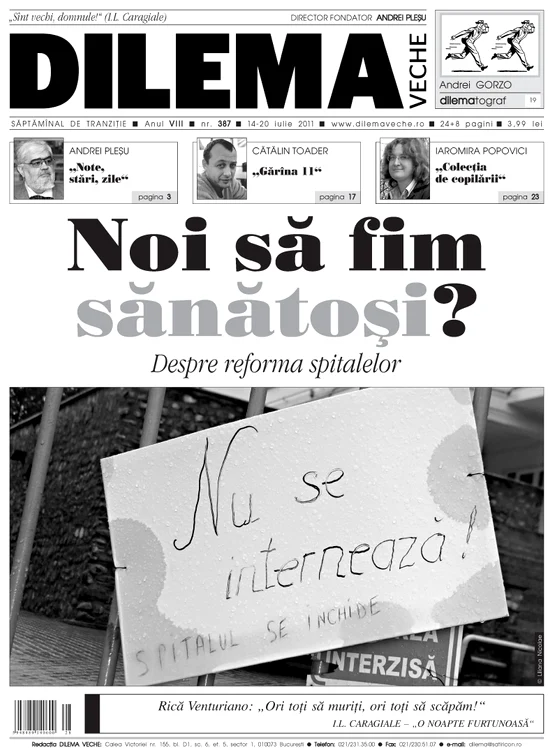 Noi să fim sănătoşi? jpeg