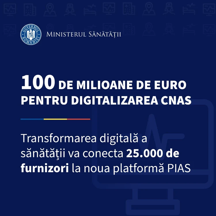 Finanțare pentru transformarea sistemului digital al CNAS - Foto Facebook