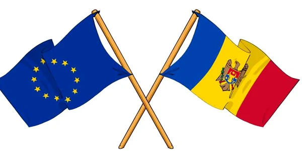 Uniunea Europeana Republica Moldova Steag FOTO Shutterstock