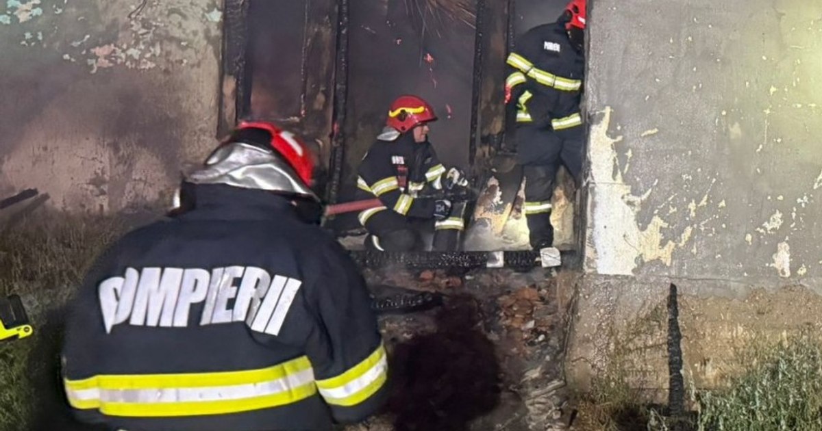 Incendiu fatal în Ialomița: Un bărbat își pierde viața din cauza unei tigari nestinse