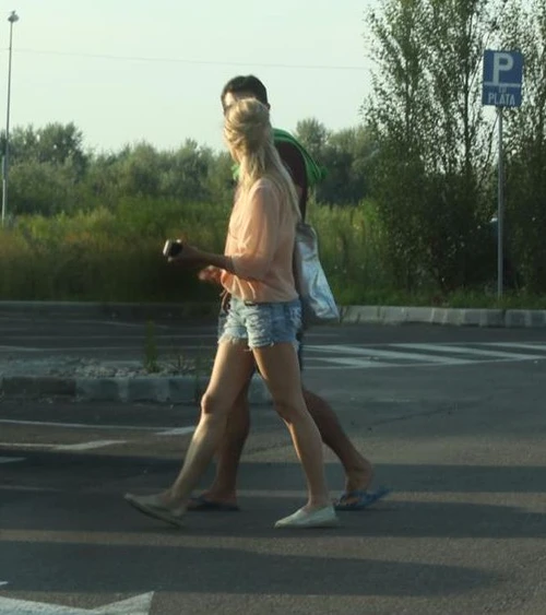 Cei doi au ales ţinute lejere