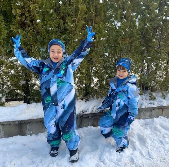 Băiețeii celor doi au fost foarte fericiți