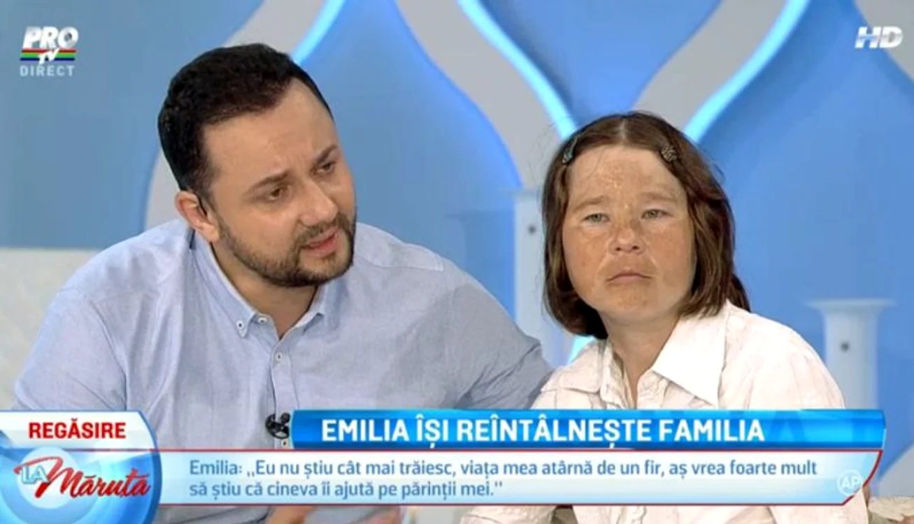 Prezentatorulnu s-a dezlipit de invitata lui pe care a încercat să o consoleze