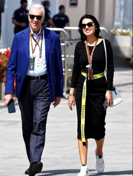 Piero Ferrari și Romina Gingașu la Formula 1