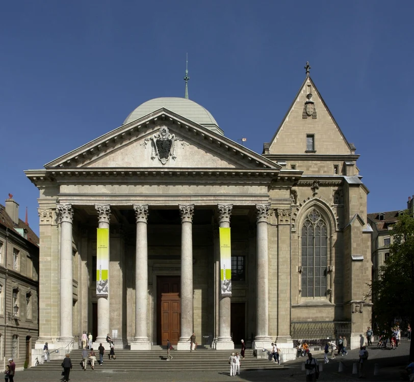 Catedrala Saint-Pierre de Genève, cea din care şi-a răspândit Calvin învăţătura care va transforma lumea