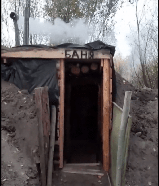 Cum arată sauna construită de soldații ucraineni în tranșee. Mesajul guvernului ucrainean VIDEO