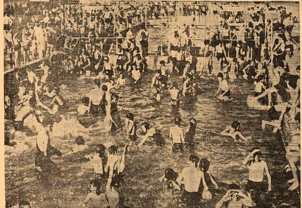 La ștrand în București interbelic. Sursa: România Capitala, 1939