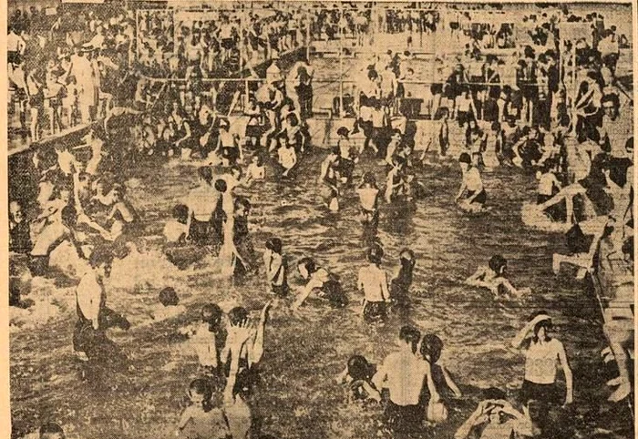 La ștrand în București interbelic. Sursa: România Capitala, 1939