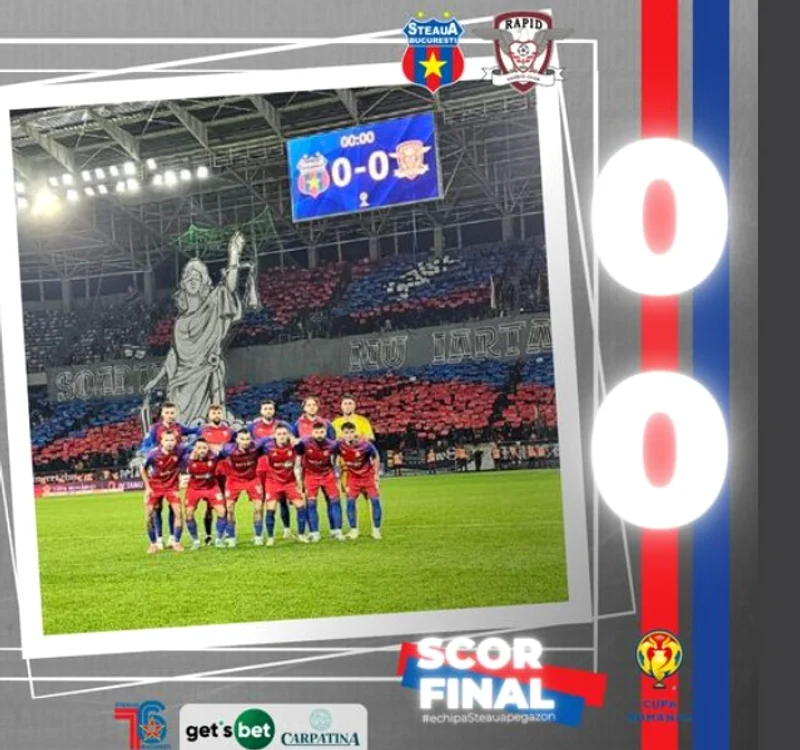 Steaua-Rapid FOTO: facebook/CSASTEAUA
