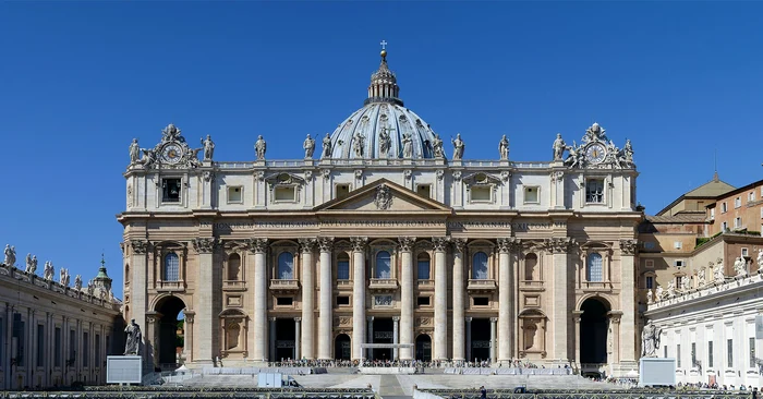 Bazilica Sfântul Petru din Roma FOTO Wikipedia