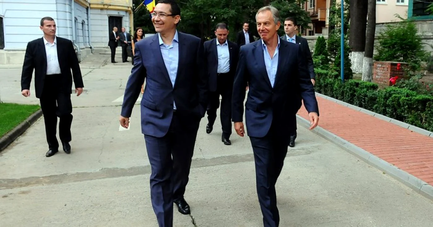 Prmierul Victor Ponta şi Tony Blair