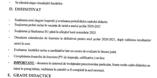 Document de reluare a cursurilor şcolare în Bucureşti Sursa hotnews.ro