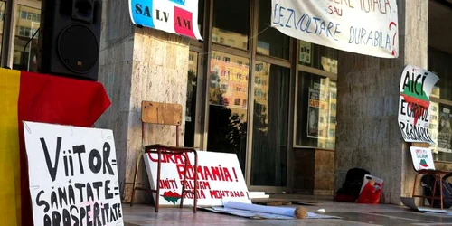 Protest anti-Rosia Montana la Constanta