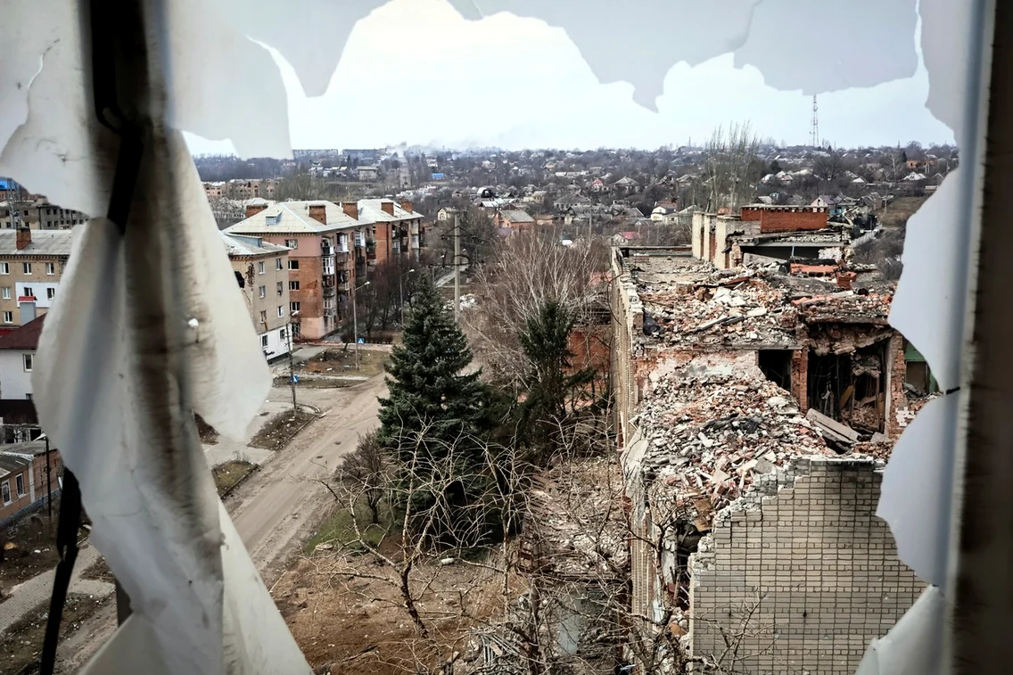 Imagine din Bahmut FOTO Profimedia 