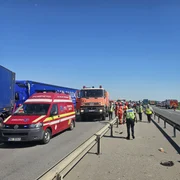 Accident pe A1 FOTO: ISU Dâmbovița