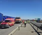 Accident pe A1 FOTO: ISU Dâmbovița