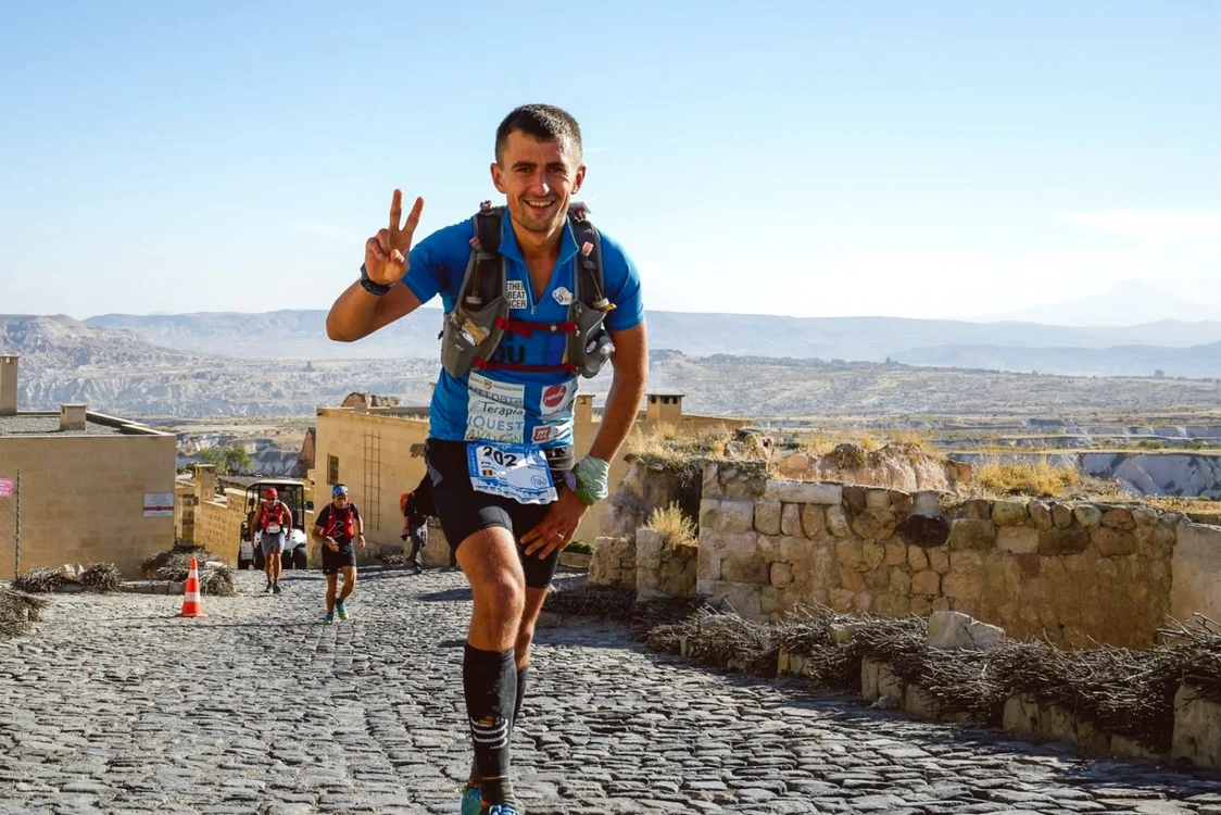Vlad Pop la Cappadocia Ultra Trail în Turcia   FOTO: arhivă personală Vlad Pop